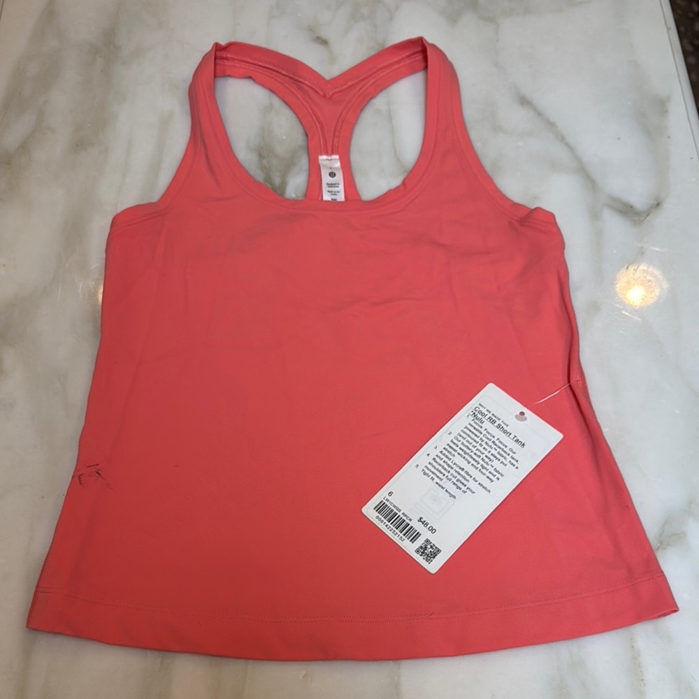 Coral Racerback Tank Top